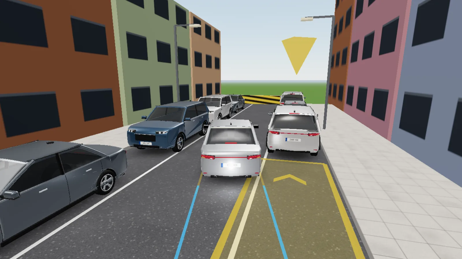 Car parking game: parallel parking on a city street — ParkSim